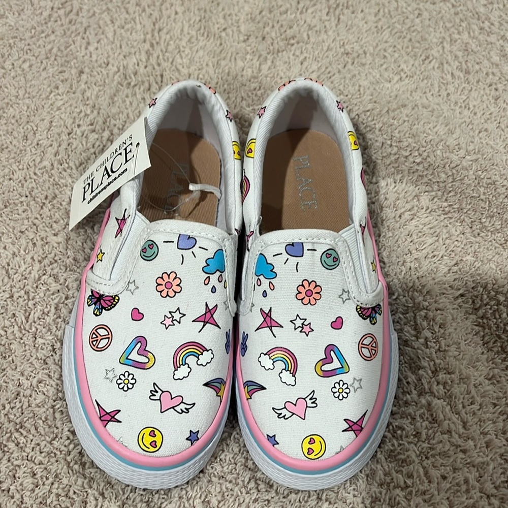 NWT girls size 11 slip on sneaker